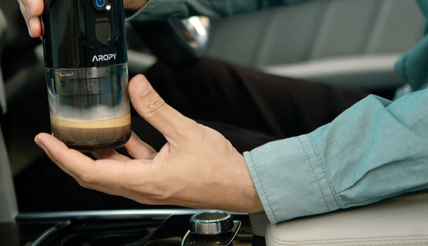 Coffee Machine in car